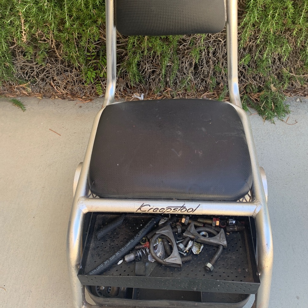 Rolling utility stool